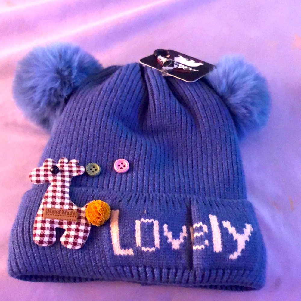 Cute New Baby Boy’s Decorative Warm  Hat